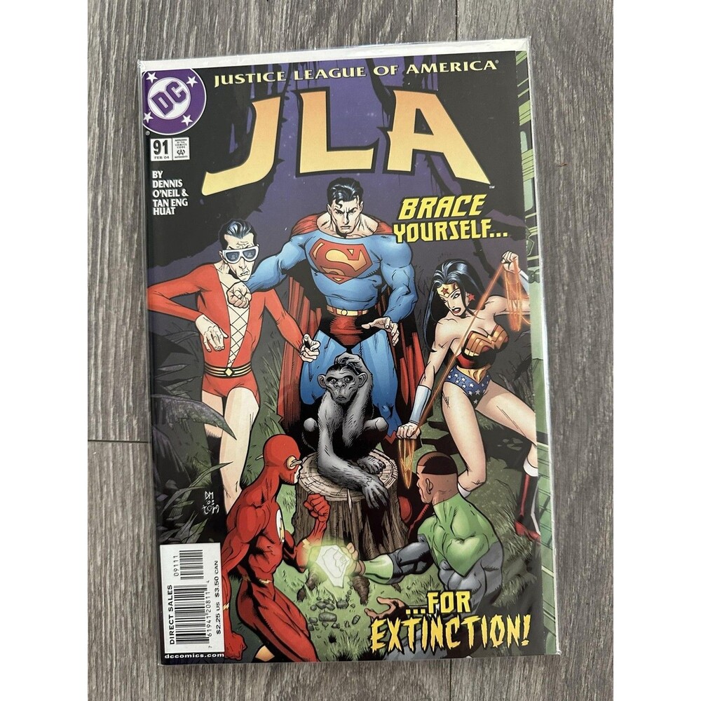 DC JLA #91 Single Issue Comic 2004 Modern Age Color Justice League Batman